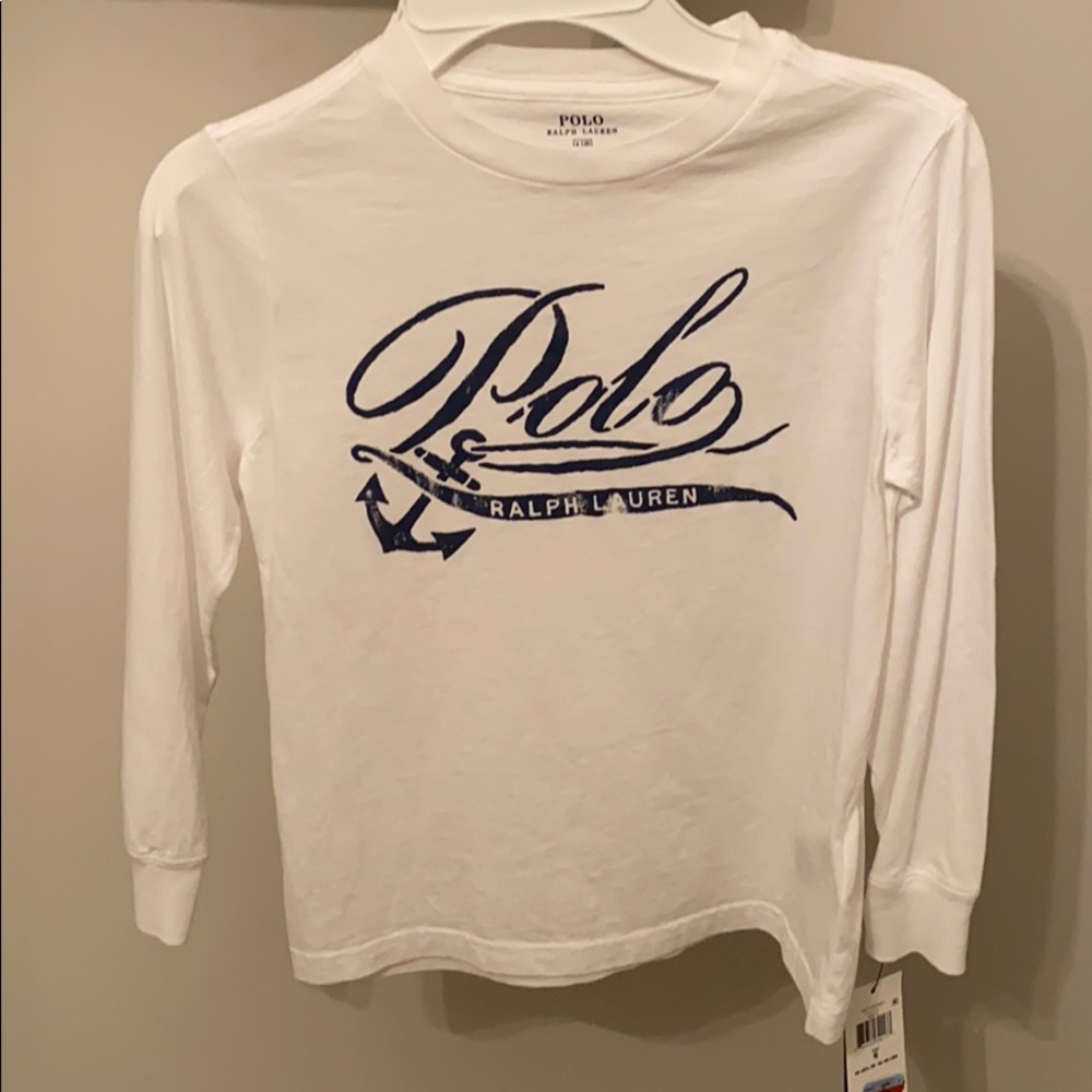 Polo long sleeve tee size 6